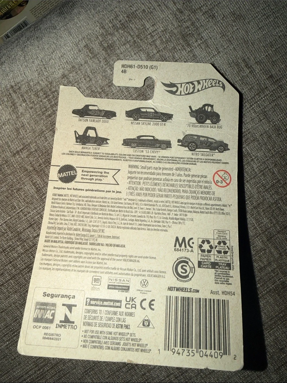 Hot‎ Wheels Datsun Fairlady 2000 1/6 Blue Pink Collector Edition